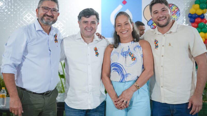George Duarte e Eduardo da Fonte inauguram Casa Azul em Santa Maria da Boa Vista para acolher pessoas com autismo e suas famílias