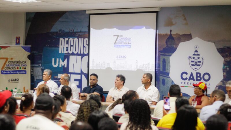 Câmara do Cabo reforça compromisso com o planejamento urbano durante a 7ª Conferência Municipal das Cidades