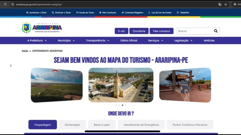 Prefeitura de Araripina lança campanha “Experimente Araripina” para valorizar o turismo local