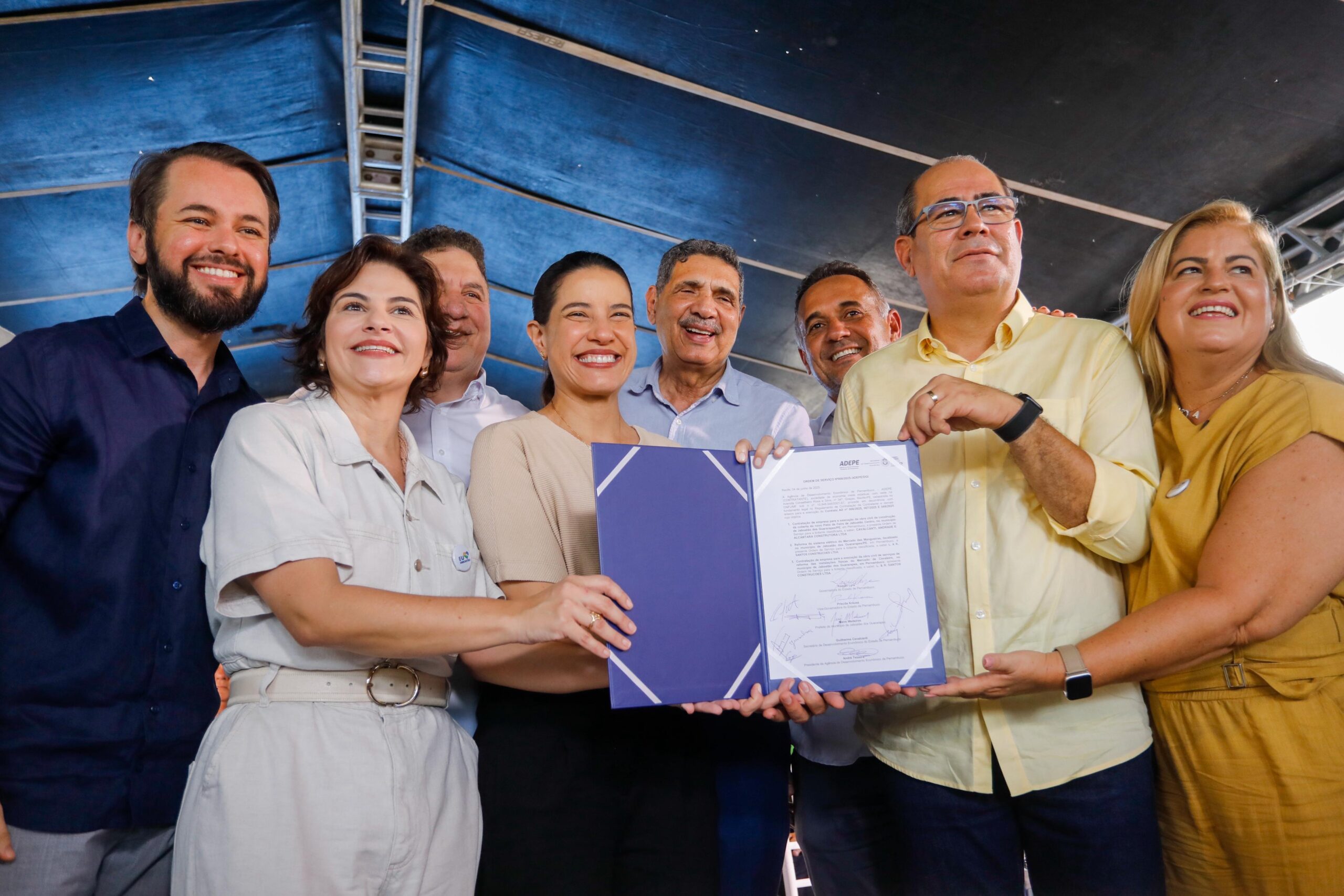 Governadora Raquel Lyra anuncia investimento de R$ 8 milhões para reformar mercados e feira em Jaboatão dos Guararapes