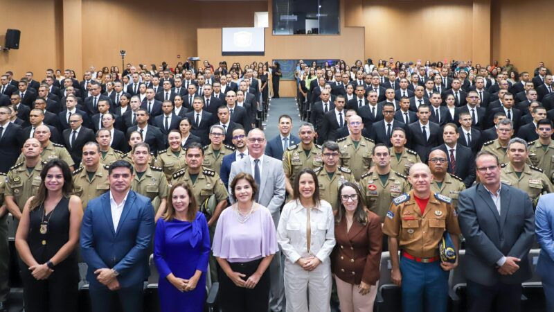 Governadora Raquel Lyra comanda aula inaugural do Curso de Formação de Oficiais da PMPE 2025