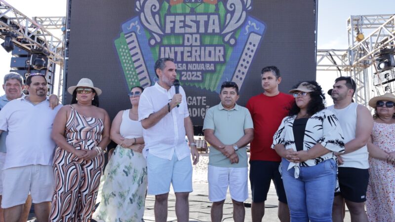11 a 13/07: Festa do Interior 2025 de Casa Nova é lançada oficialmente 