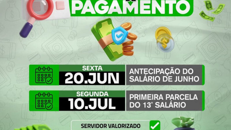 Prefeitura da Água Preta antecipa salário de Junho dos servidores públicos no próximo dia (20).