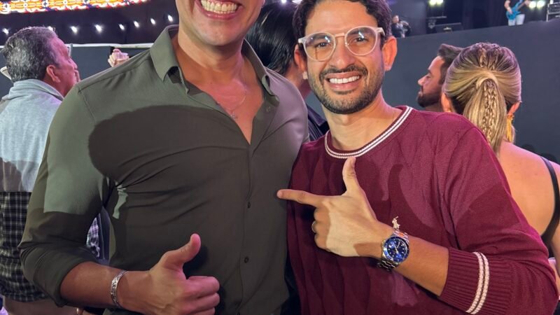 Blog do Sérgio Xavier prestigia os festejos juninos de Caruaru e parabeniza o prefeito Rodrigo Pinheiro pelo grandioso evento