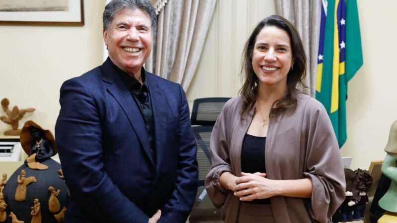 Governadora Raquel Lyra recebe prefeito Lula Cabral e destaca avanços na segurança pública no Cabo de Santo Agostinho