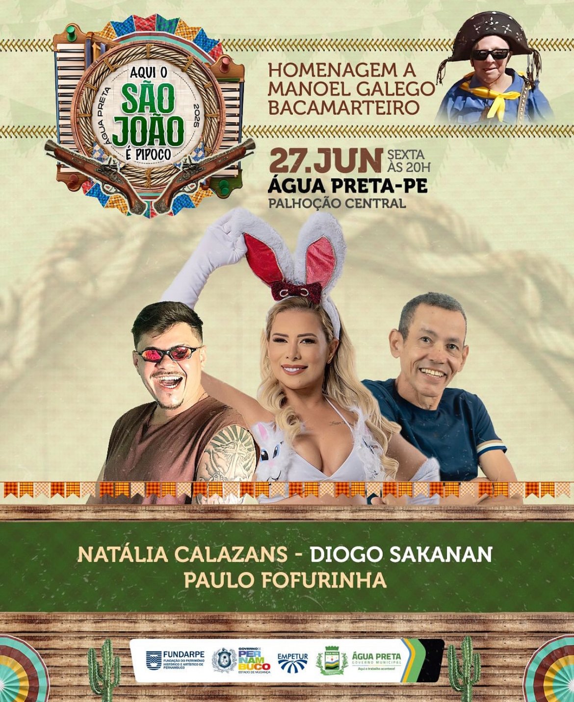 Prefeitura da Água Preta segue com muito arrasta-pé e forró no mês junino