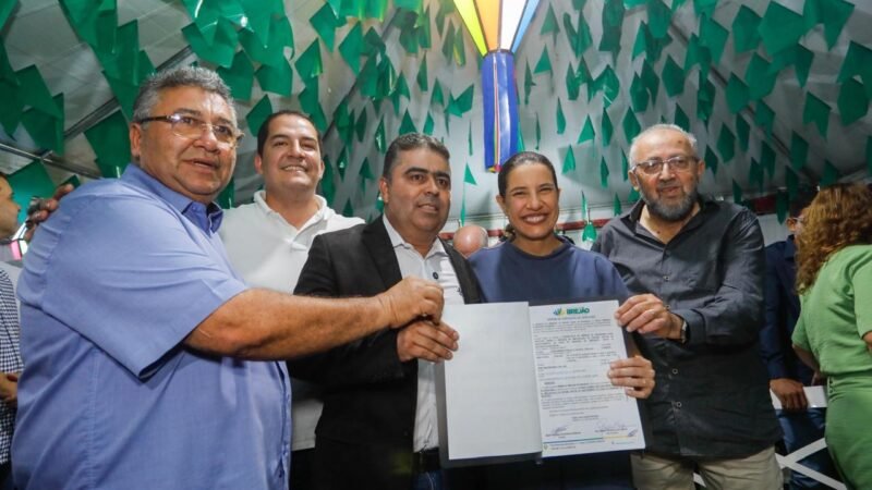 Com recursos estaduais, governadora Raquel Lyra assina ordem de serviço para novo sistema de abastecimento de água em Brejão e Terezinha, no Agreste