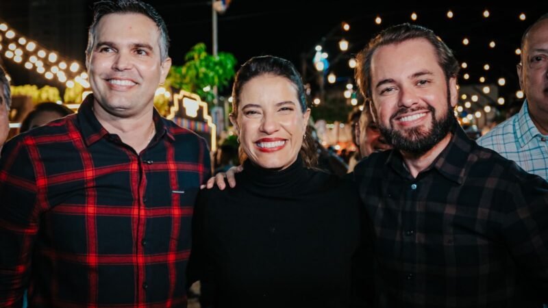 Em Santa Cruz do Capibaribe, governadora Raquel Lyra prestigia o São João da Moda