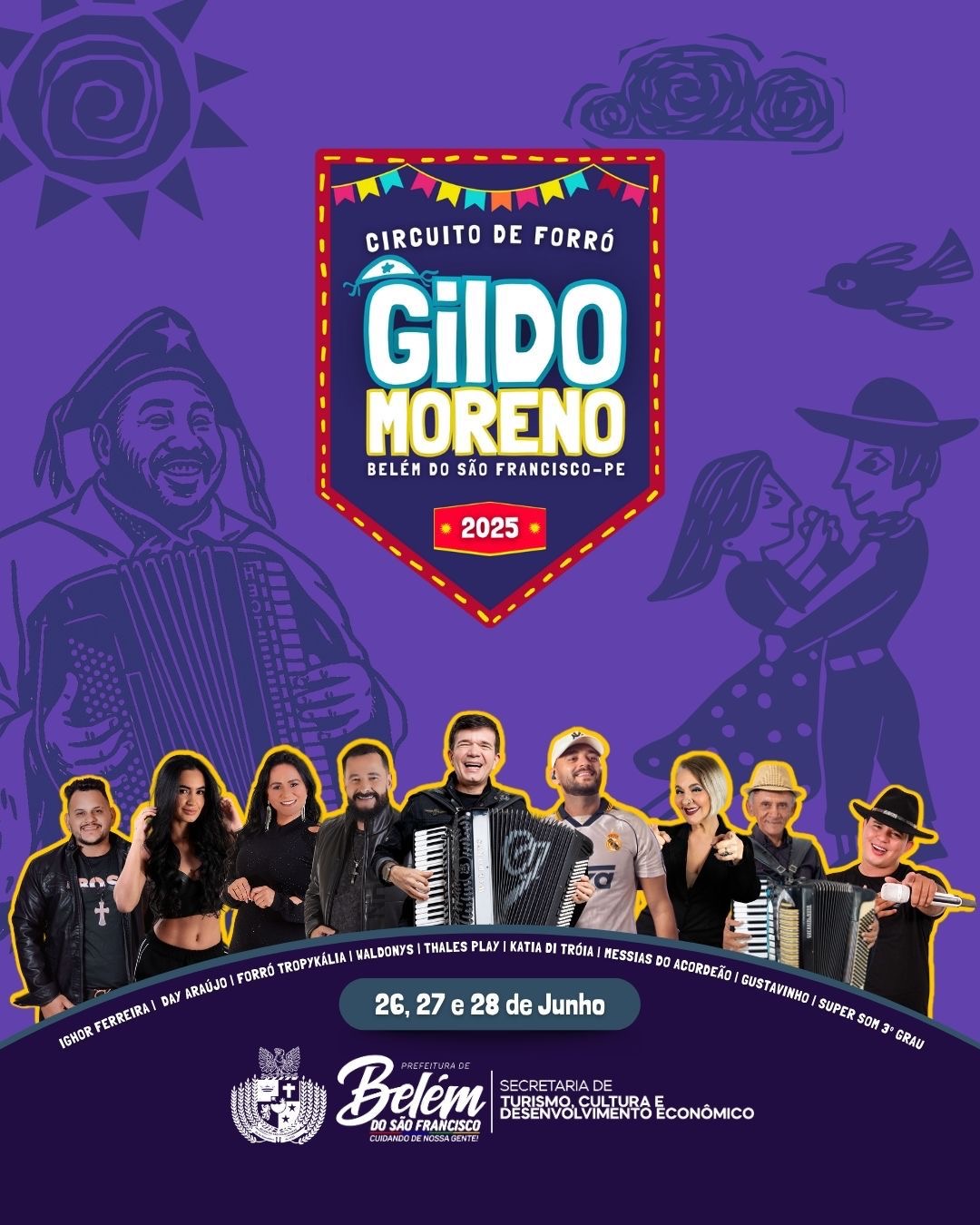 Circuito de Forró Gildo Moreno celebra o legado musical de Belém do São Francisco