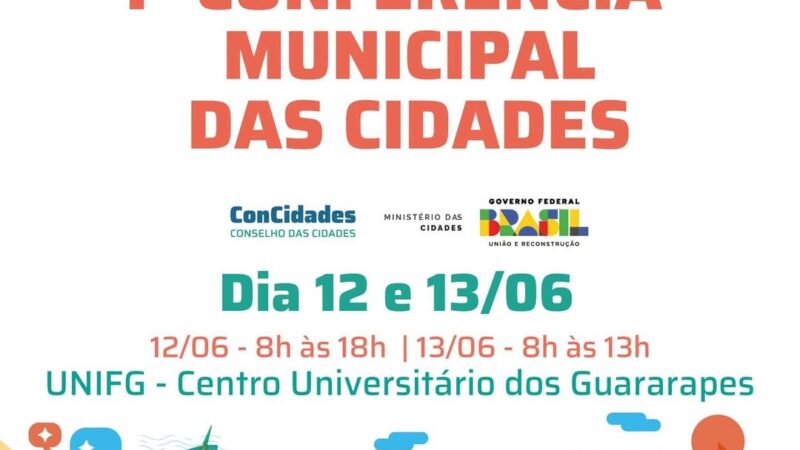 Jaboatão dos Guararapes realiza 1ª Conferência Municipal da Cidade com foco em desenvolvimento urbano inclusivo e sustentável