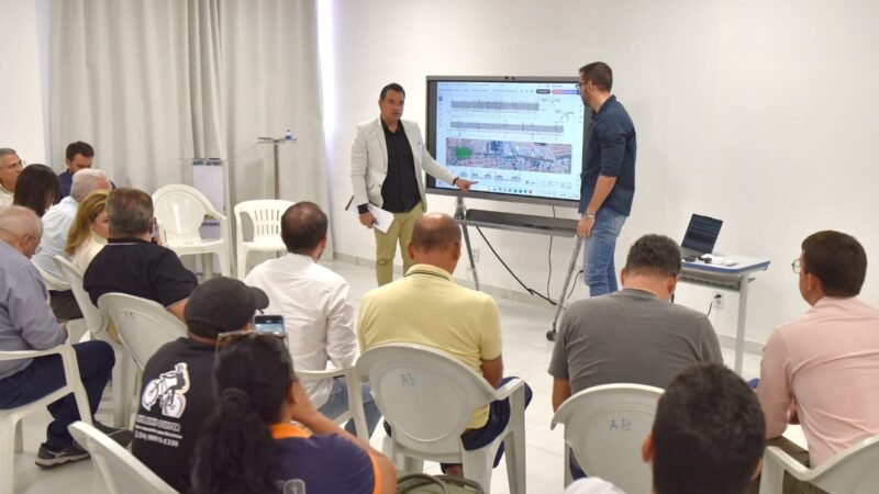 Prefeito de Juazeiro se reúne com empresários e apresenta novas intervenções que vão transformar a Travessia Urbana em um Complexo Viário