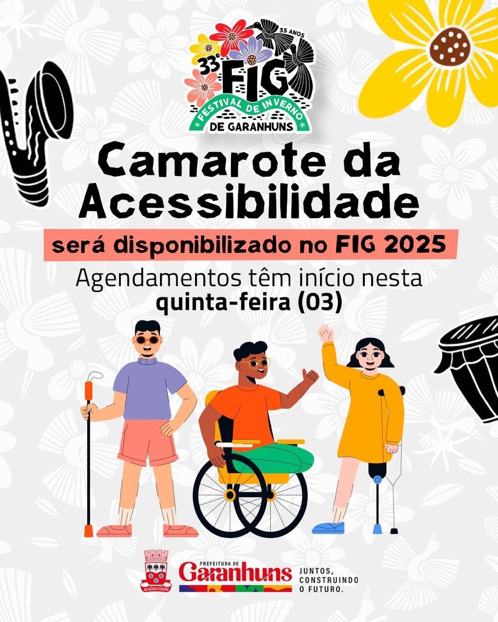 Garanhuns: Camarote da Acessibilidade garante mais inclusão no FIG 2025