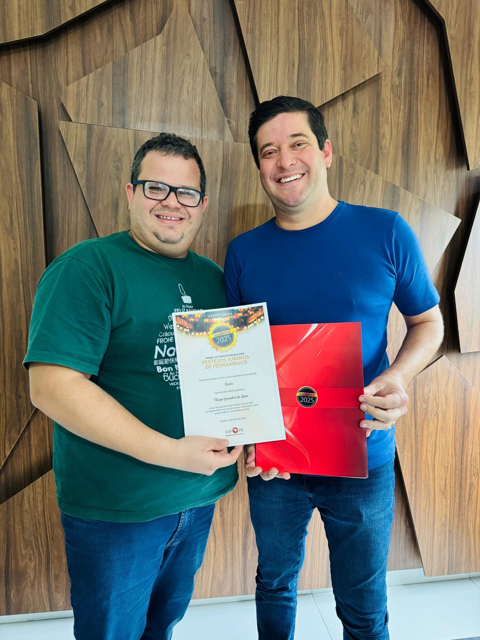 Xexéu é reconhecida com Selo Transparência 2025 pelo São João!