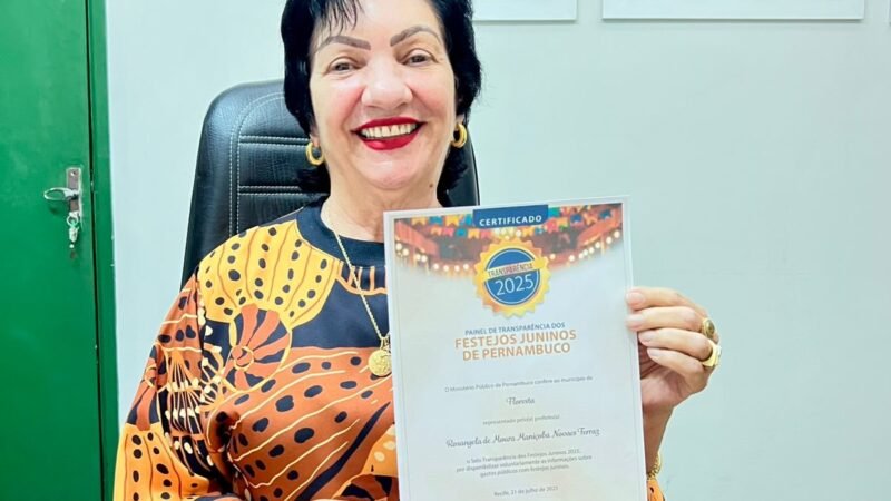 Floresta conquista Selo Ouro de Transparência nos festejos juninos