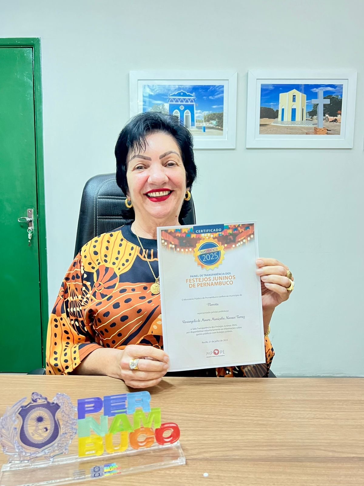 Floresta conquista Selo Ouro de Transparência nos festejos juninos