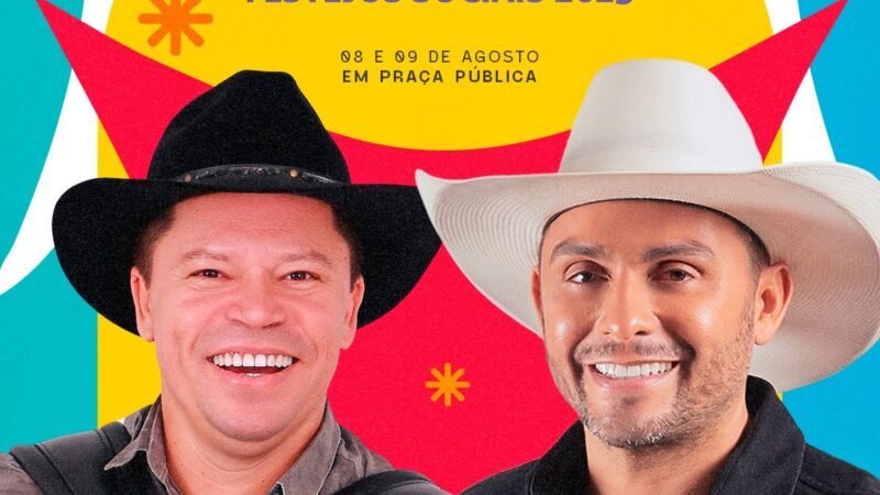 Prefeito Evilásio Mateus e deputada Roberta Arraes anunciam Mano Walter e Caninana como atrações principais dos festejos sociais de Nascente