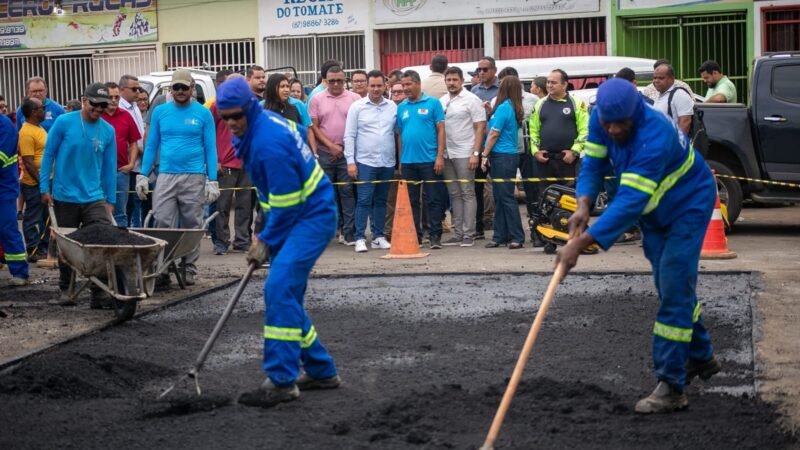 Prefeito Andrei assina ordem de serviço e autoriza início das obras de requalificação viária do Mercado do Produtor de Juazeiro