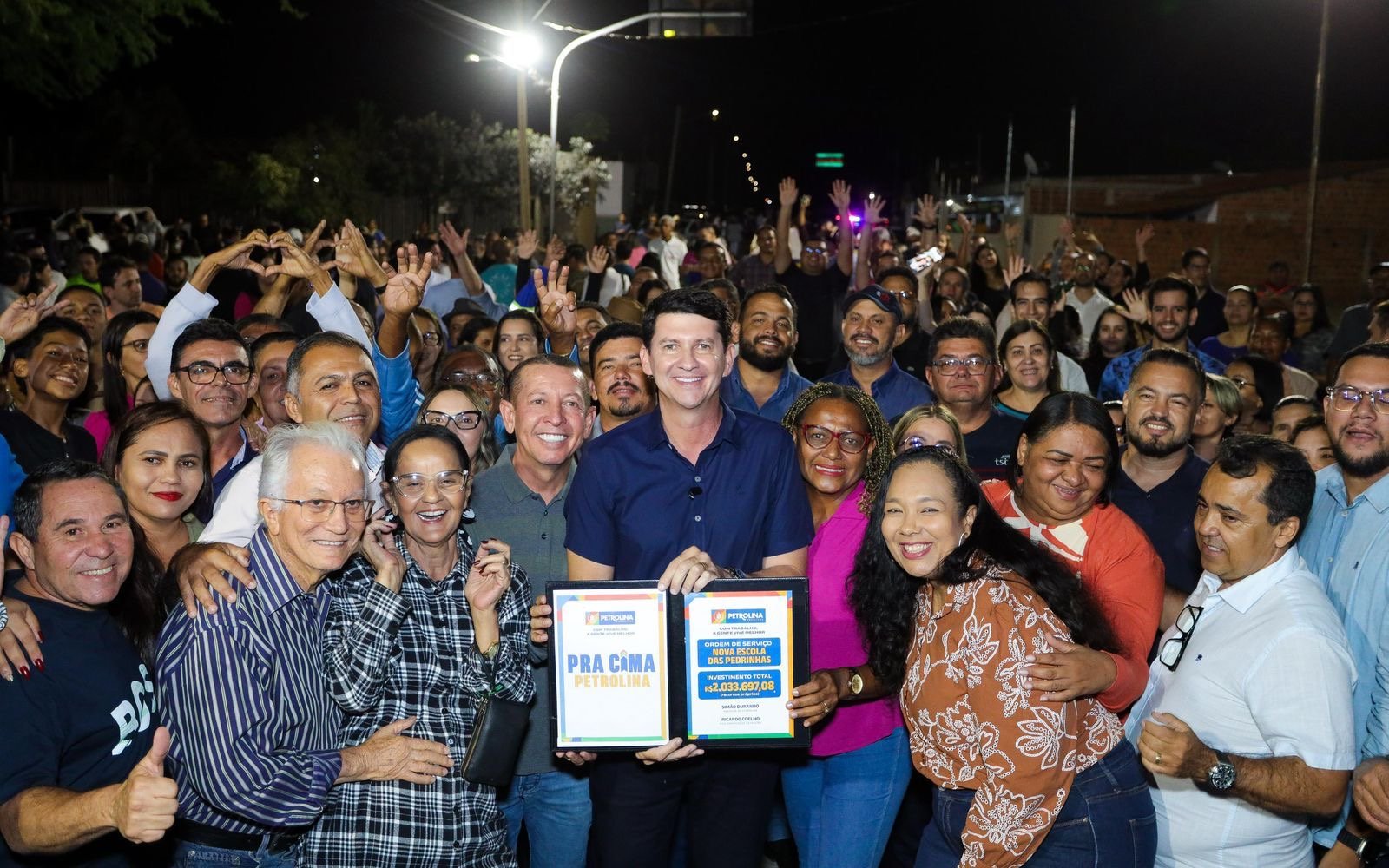 Simão Durando autoriza construção de nova escola de tempo integral em Pedrinhas
