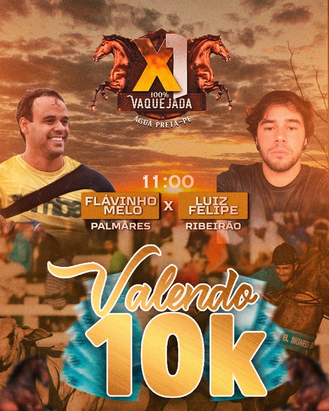 Água Preta sedia pela primeira vez , X1 da Vaquejada no Haras MV