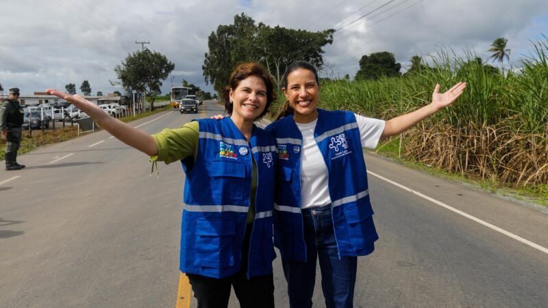 Governadora Raquel Lyra entrega PE-062 requalificada, rodovia que impulsiona o desenvolvimento econômico na Mata Norte