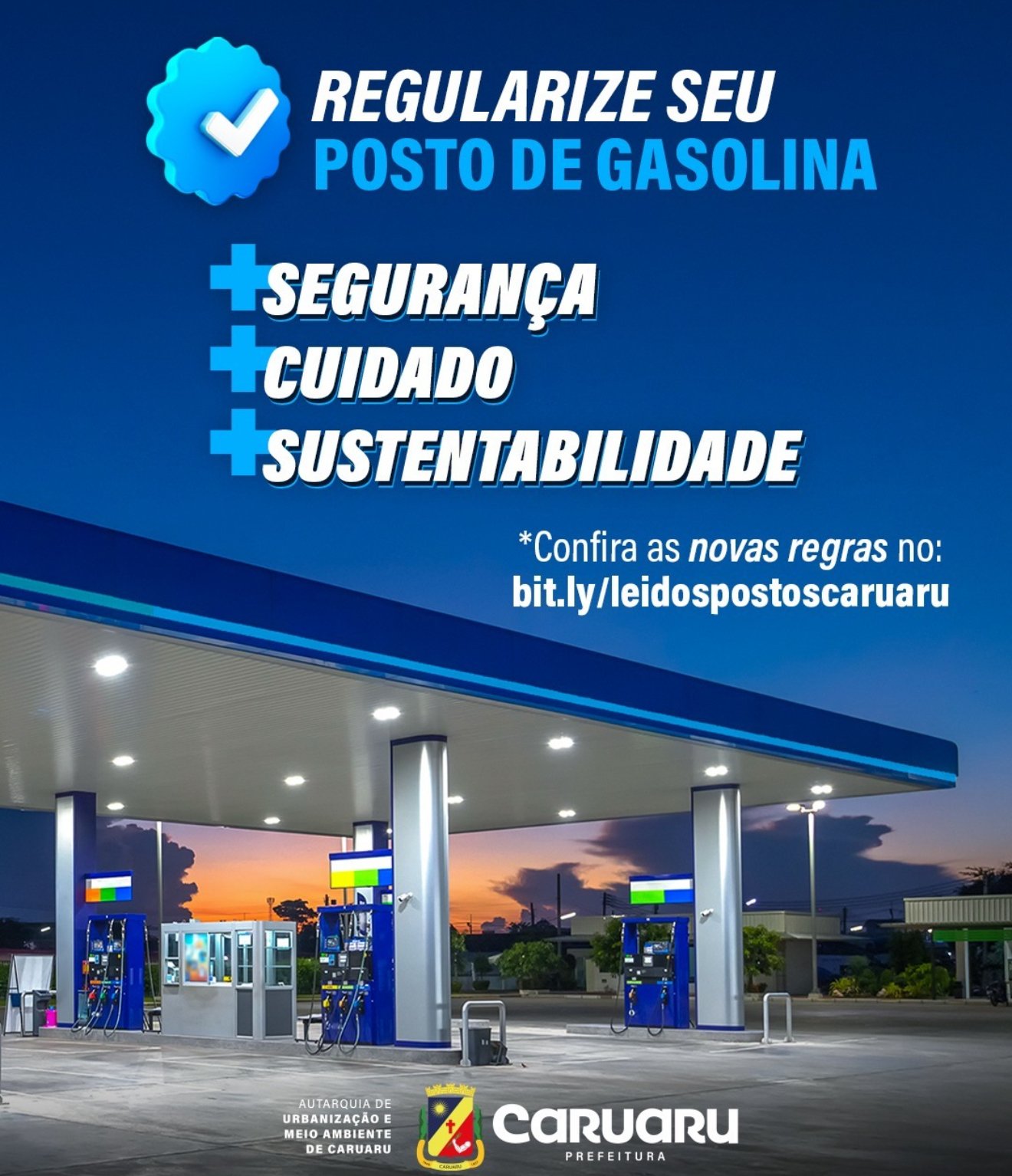 Prefeitura de Caruaru inicia campanha para regularização de postos de combustíveis