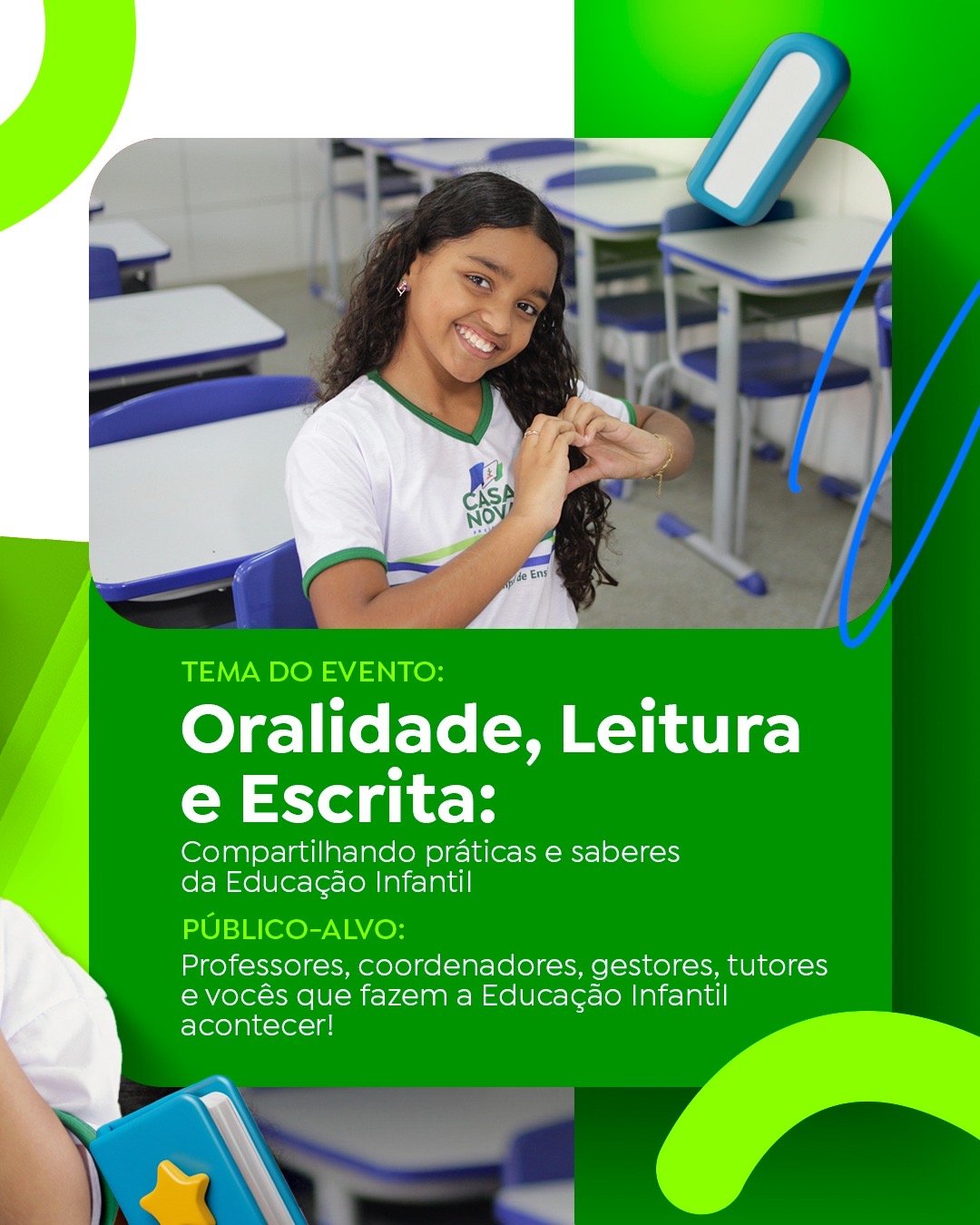 Prefeitura de Casa Nova realiza encerramento do Programa LEEI com foco na valorização da oralidade, leitura e escrita na Educação Infantil  