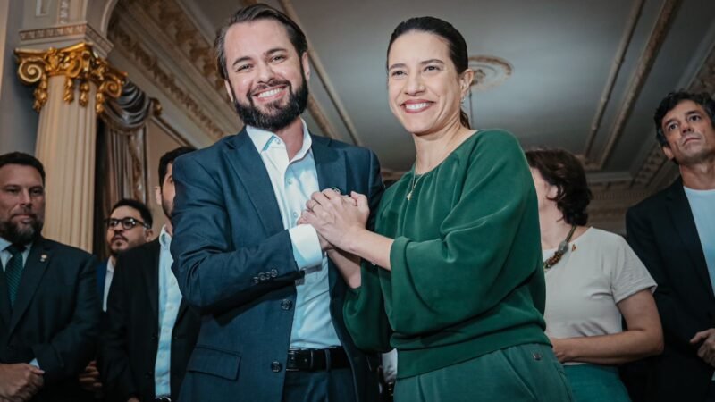 Governadora Raquel Lyra empossa novos secretários Daniel Coelho e André Teixeira Filho
