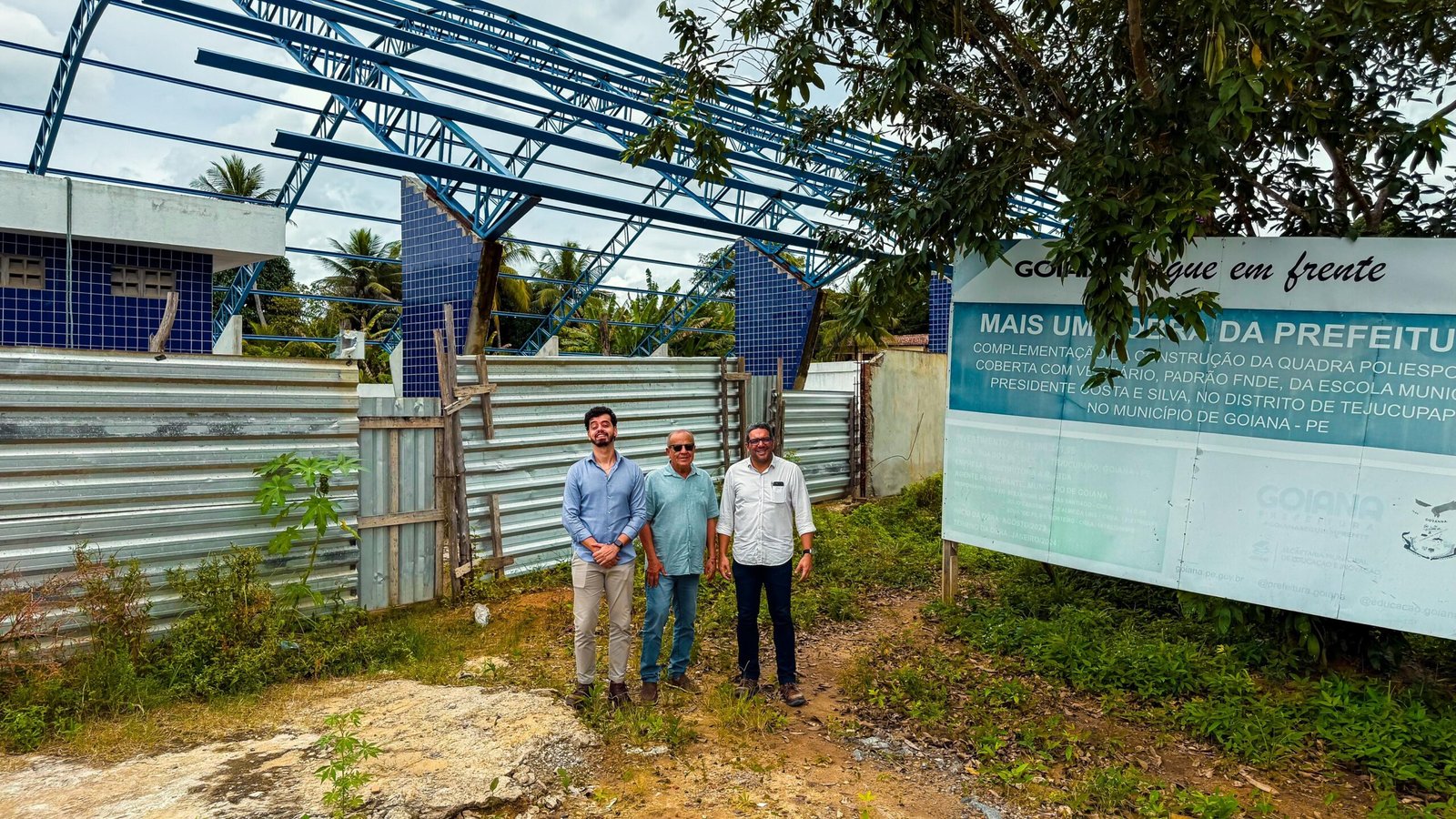 Marcílio Régio determina retomada de obras paralisadas nos distritos de Goiana
