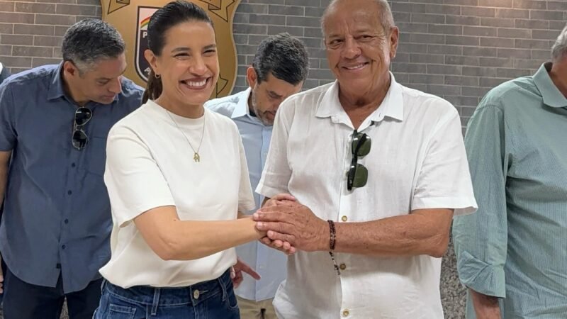 MARCÍLIO RÉGIO RECEBE EM GOIANA GOVERNADORA PARA ANÚNCIOS DE NOVO BATALHÃO DA PM E FIM DO RODÍZIO DE ÁGUA NO MUNICÍPIO