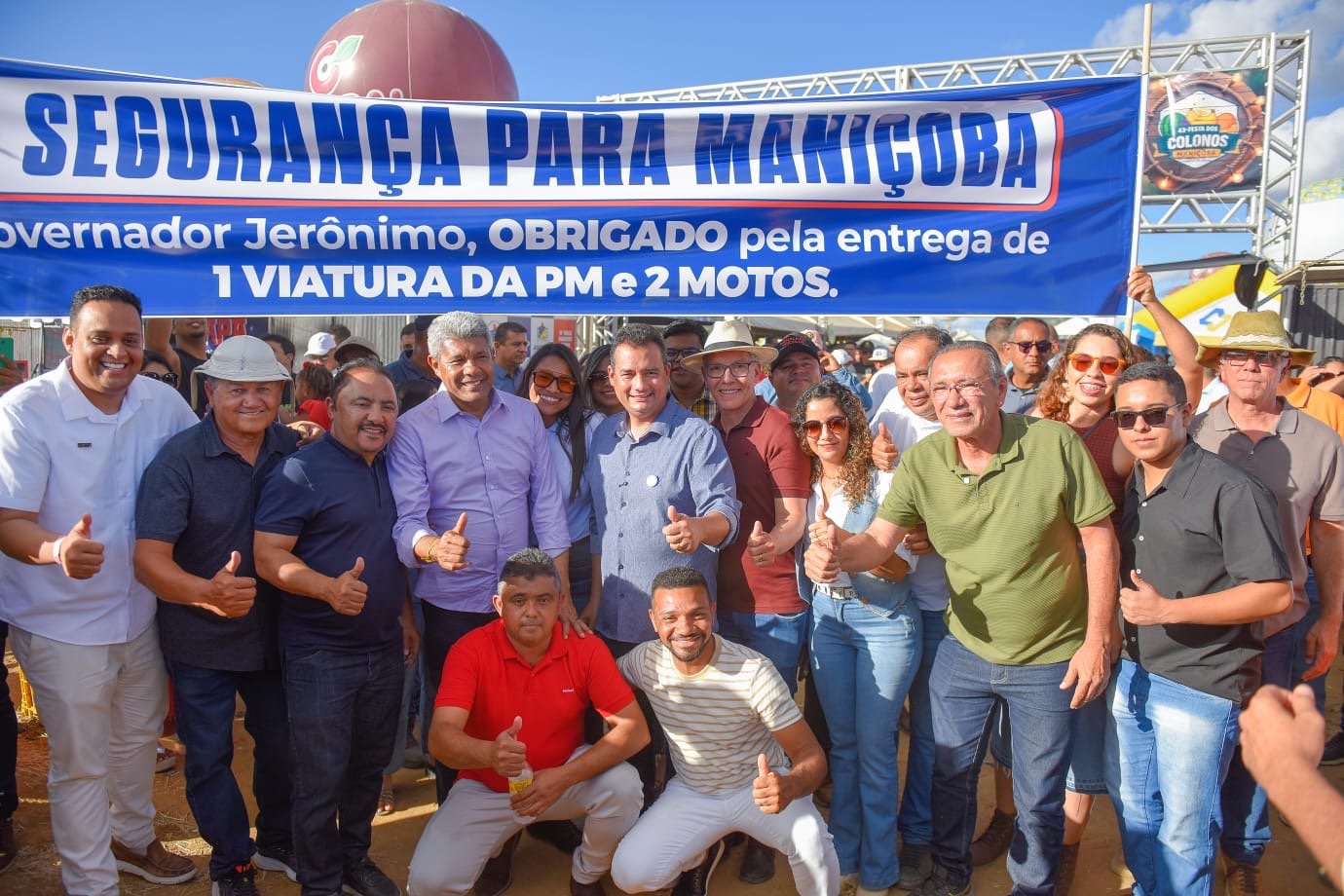 Governador Jerônimo e prefeito Andrei participam da 43ª Festa do Colono de Maniçoba e reforçam investimentos no interior de Juazeiro