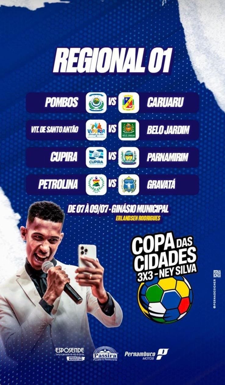 Copa X3 do Ney Silva será realizada em Caruaru a partir da segunda-feira (7)