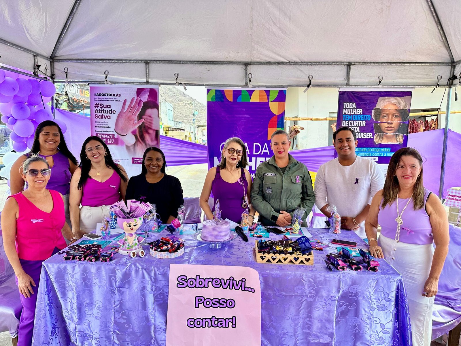 Orocó realiza evento do Agosto Lilás em alusão aos 19 anos da Lei Maria da Penha