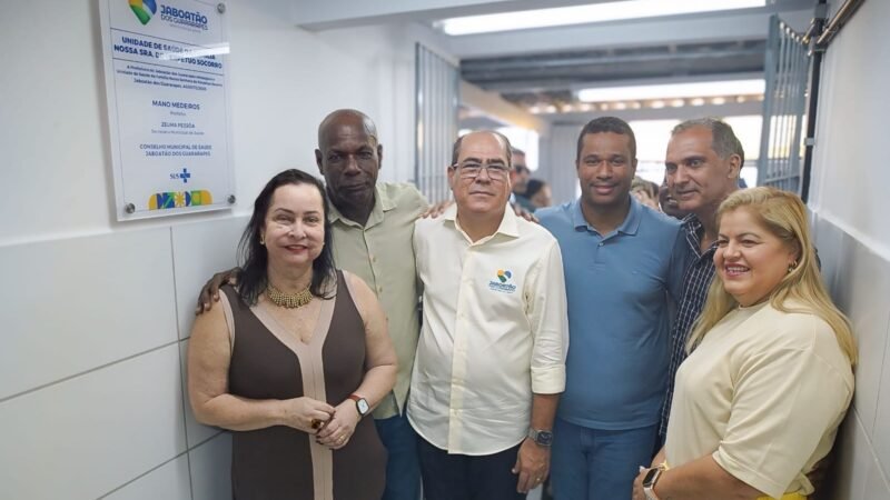 Mano Medeiros reinaugura USF Nossa Senhora do Perpétuo Socorro em Zumbi do Pacheco