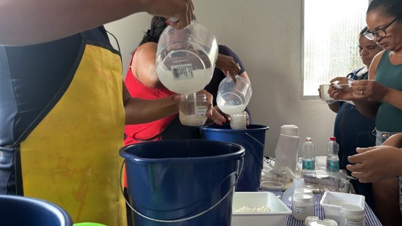 COMPESA E BRK PROMOVEM OFICINAS GRATUITAS PARA MULHERES DOS BAIRROS DE SANTO AMARO E COQUE, NO RECIFE