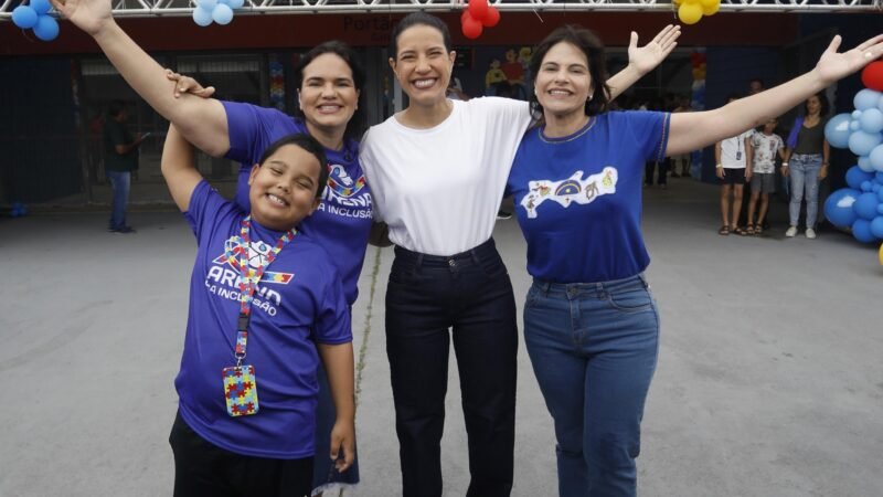Arena da Inclusão: governadora Raquel Lyra reforça importância do acolhimento e do cuidado para as pessoas com deficiência e seus familiares