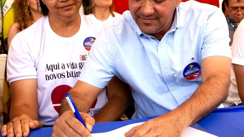 Prefeito Evilásio Mateus recebe o secretário Mozart Salles para credenciamento de Cardiologia e Hemodinâmica em Araripina