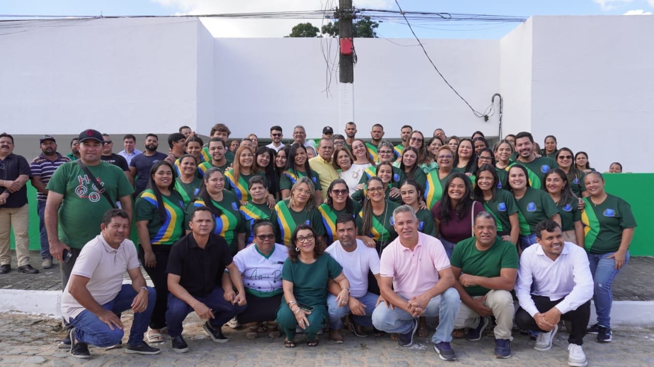 Prefeito Miruca Reinaugura a escola Severino Canto no distrito Usina Santa Terezinha
