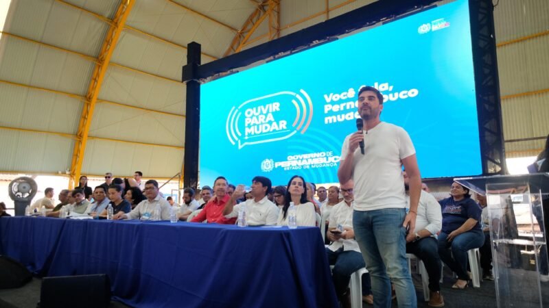 Governadora Raquel Lyra entrega obras e anuncia novos investimentos em Floresta ao lado de Kaio Maniçoba e prefeita Rorró