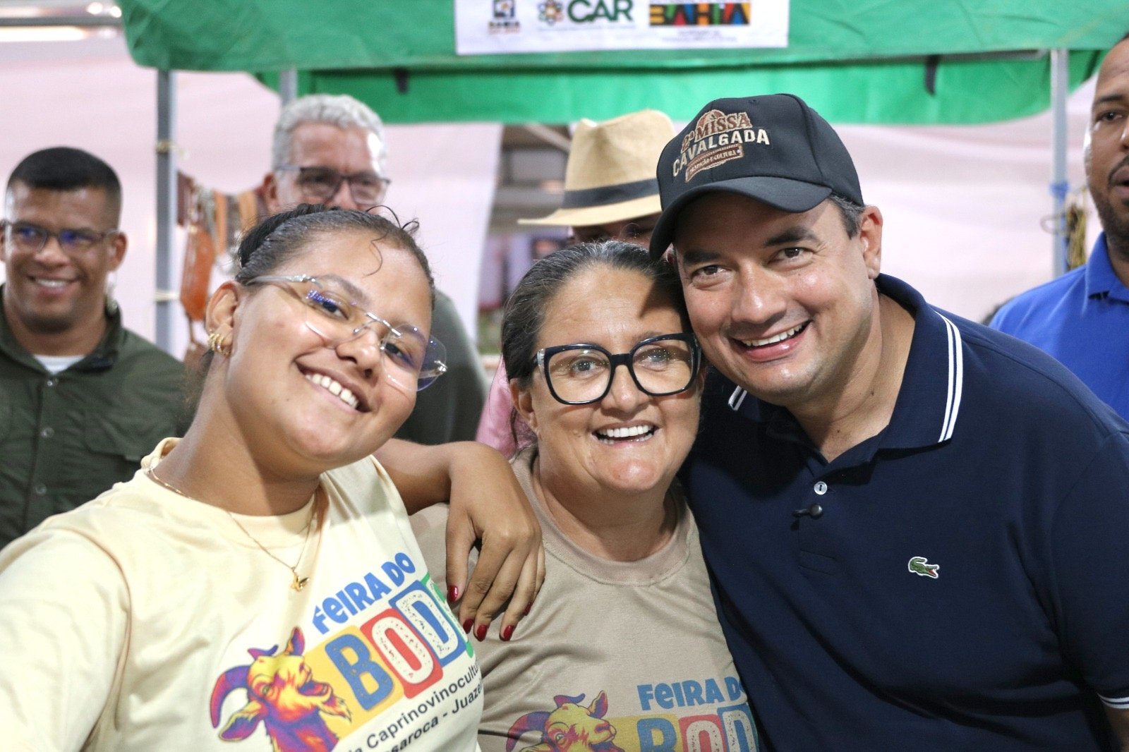 Prefeito Andrei participa da 16ª Feira do Bode em Massaroca e destaca a importância da caprinovinocultura em Juazeiro