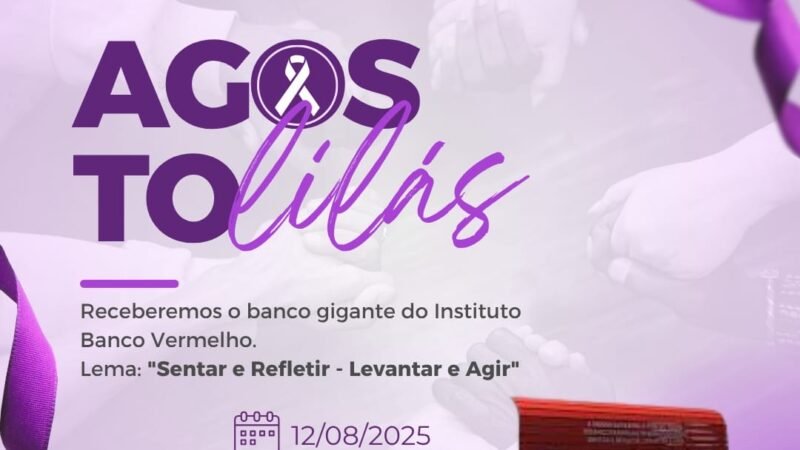 Prefeitura de Bom Conselho promove o Agosto Lilás com recepção do Banco Vermelho e visita da Secretária da Mulher de Pernambuco