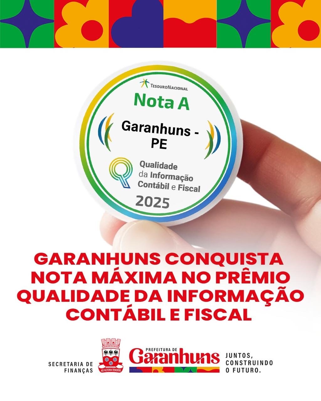 Garanhuns conquista nota máxima no Prêmio Qualidade da Informação Contábil e Fiscal