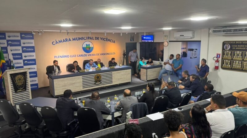 Câmara Municipal de Vicência aprova contas de 2023 do ex-prefeito Guiga Nunes