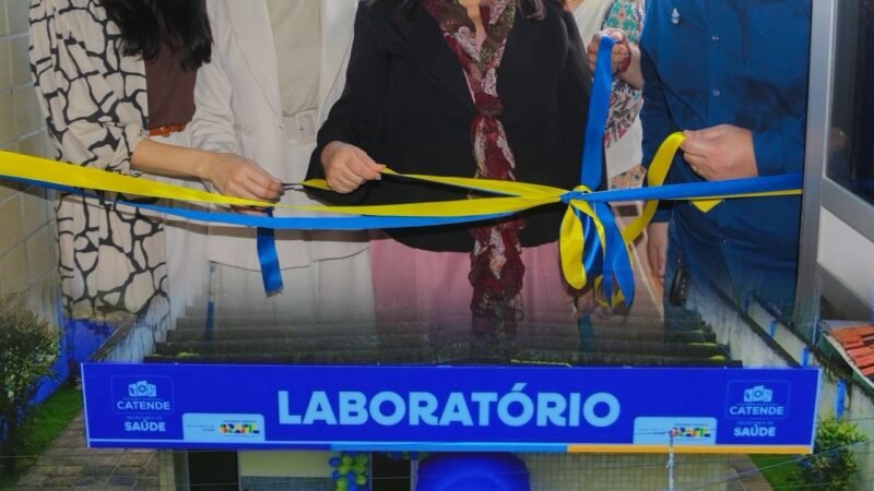 Dona Graça inicia semana da emancipação política de Catende, com entrega da reforma e requalificação do Laboratório Municipal Macrina Cavalcante