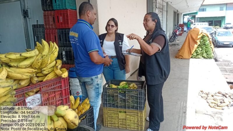 Parceria entre a Adagro e o Ceasa assegura qualidade dos produtos comercializados no Centro de Abastecimento