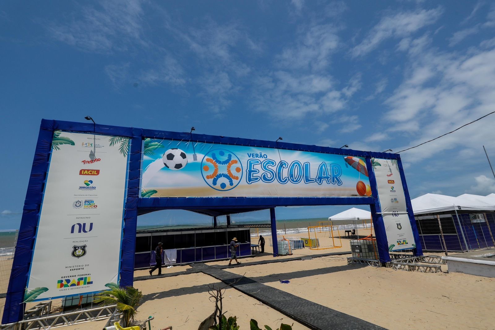 Arena Verão: Governo de Pernambuco leva esporte e lazer para a praia de Piedade