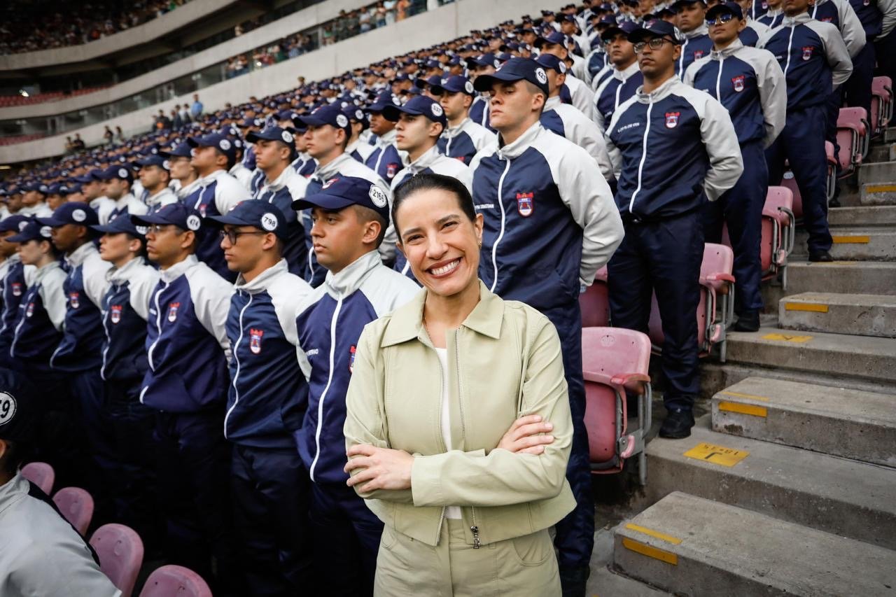 Juntos pela Segurança: governadora Raquel Lyra comanda aula inaugural da 2ª turma do Curso de Formação e Habilitação de Praças da PMPE