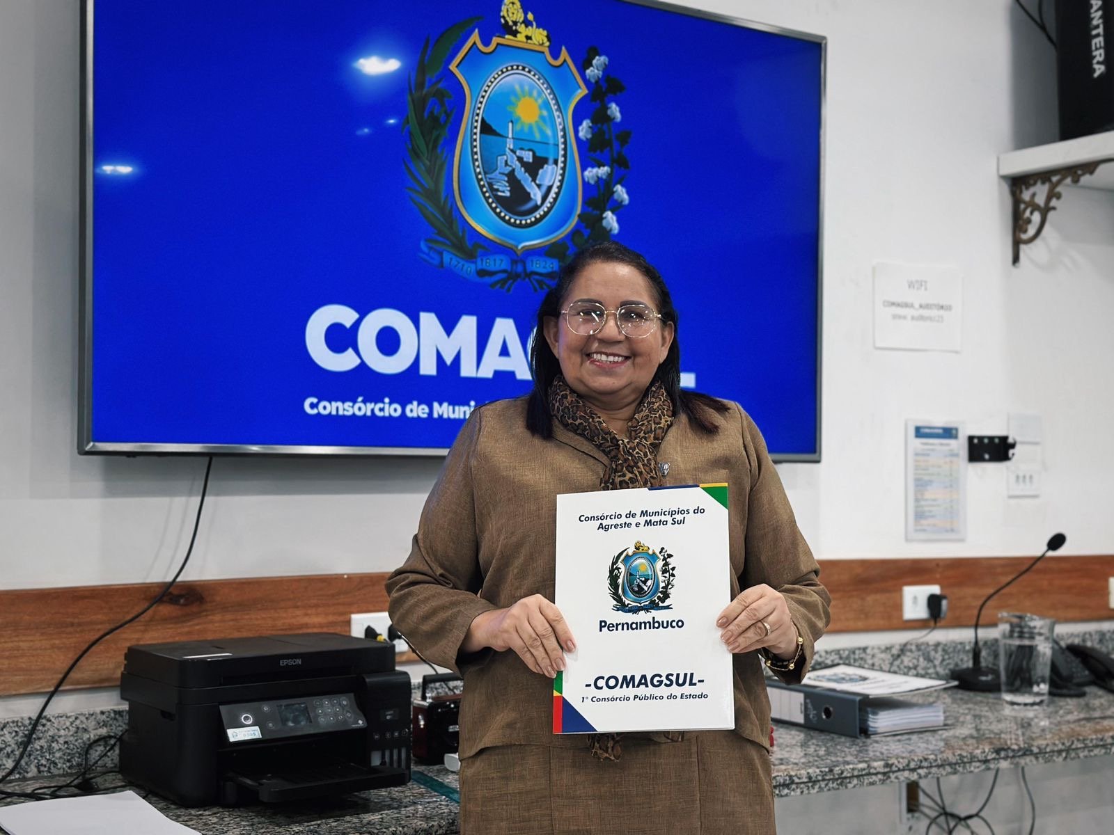 Dona Graça é eleita Presidente do conselho fiscal do COMAGSUL.