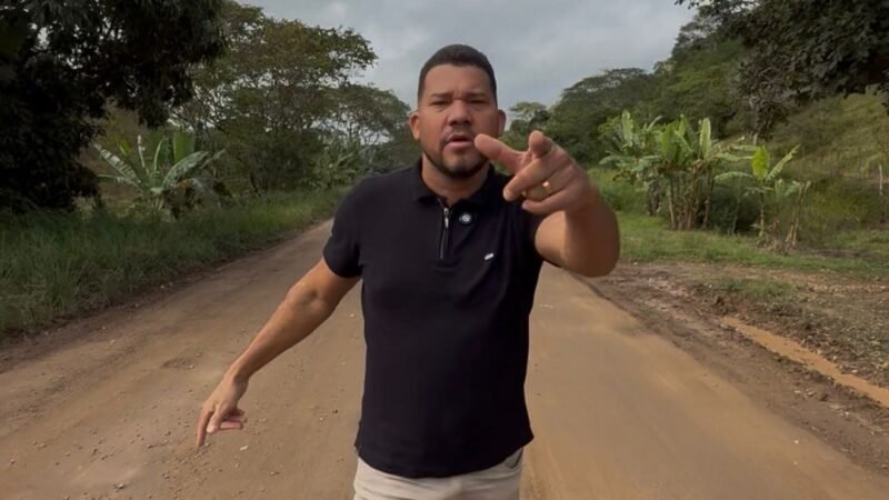 Deputado Abimael Santos fiscaliza condições precárias da PE-187 entre Angelim e Palmeirina