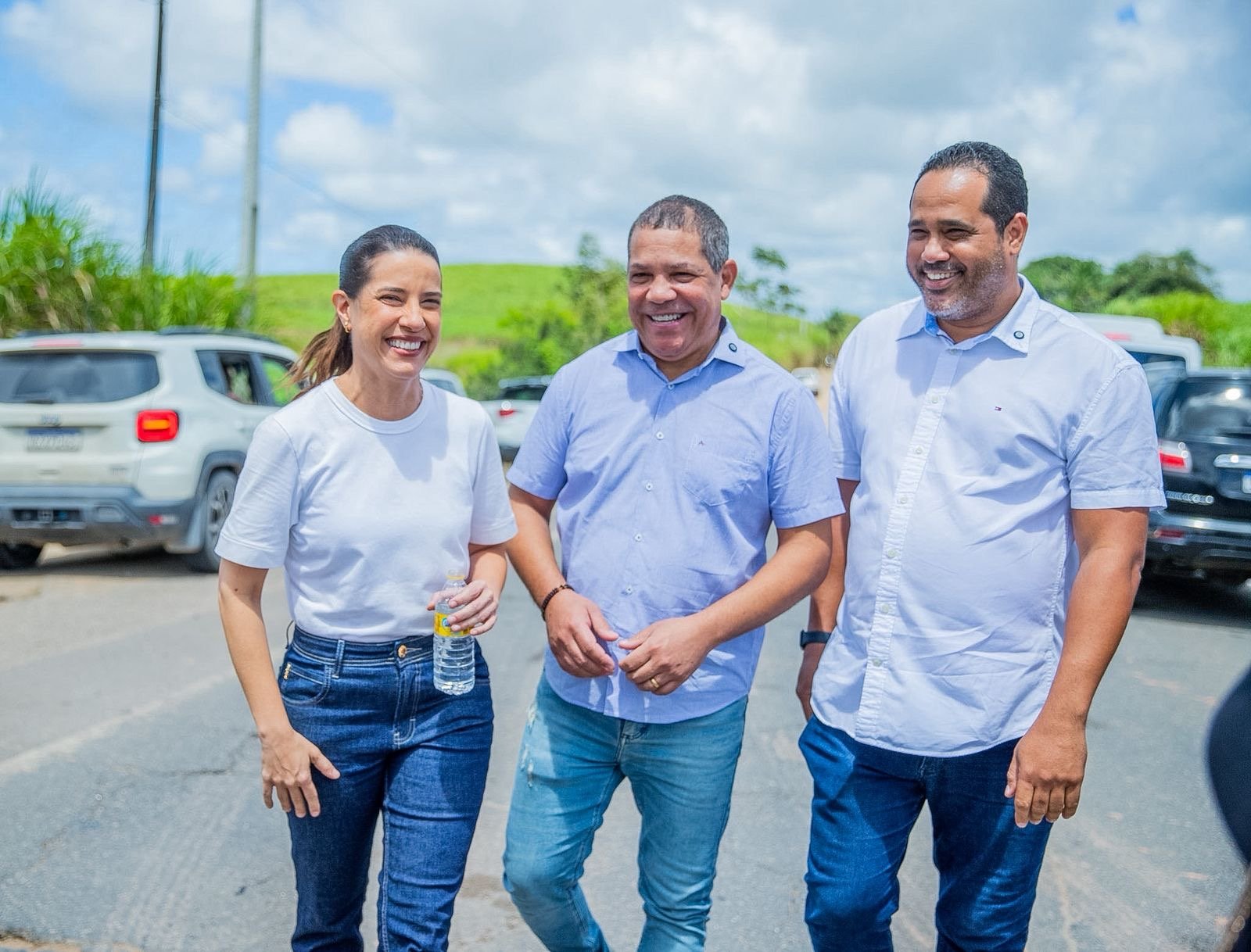 Jeferson Timóteo garante com a governadora Raquel Lyra Carreta da Mulher Pernambucana no Cabo. Ação ocorrerá entre 28/10 e 1/11