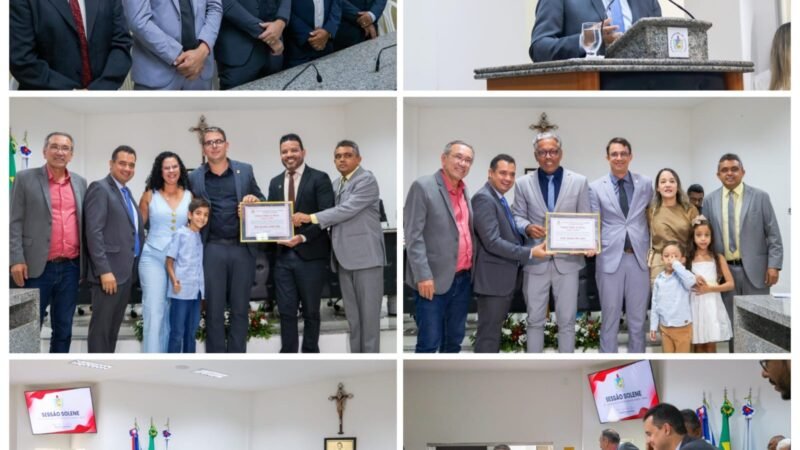 Prefeito Andrei Gonçalves participa de sessão solene em homenagem ao Dia Nacional do Vereador em Juazeiro